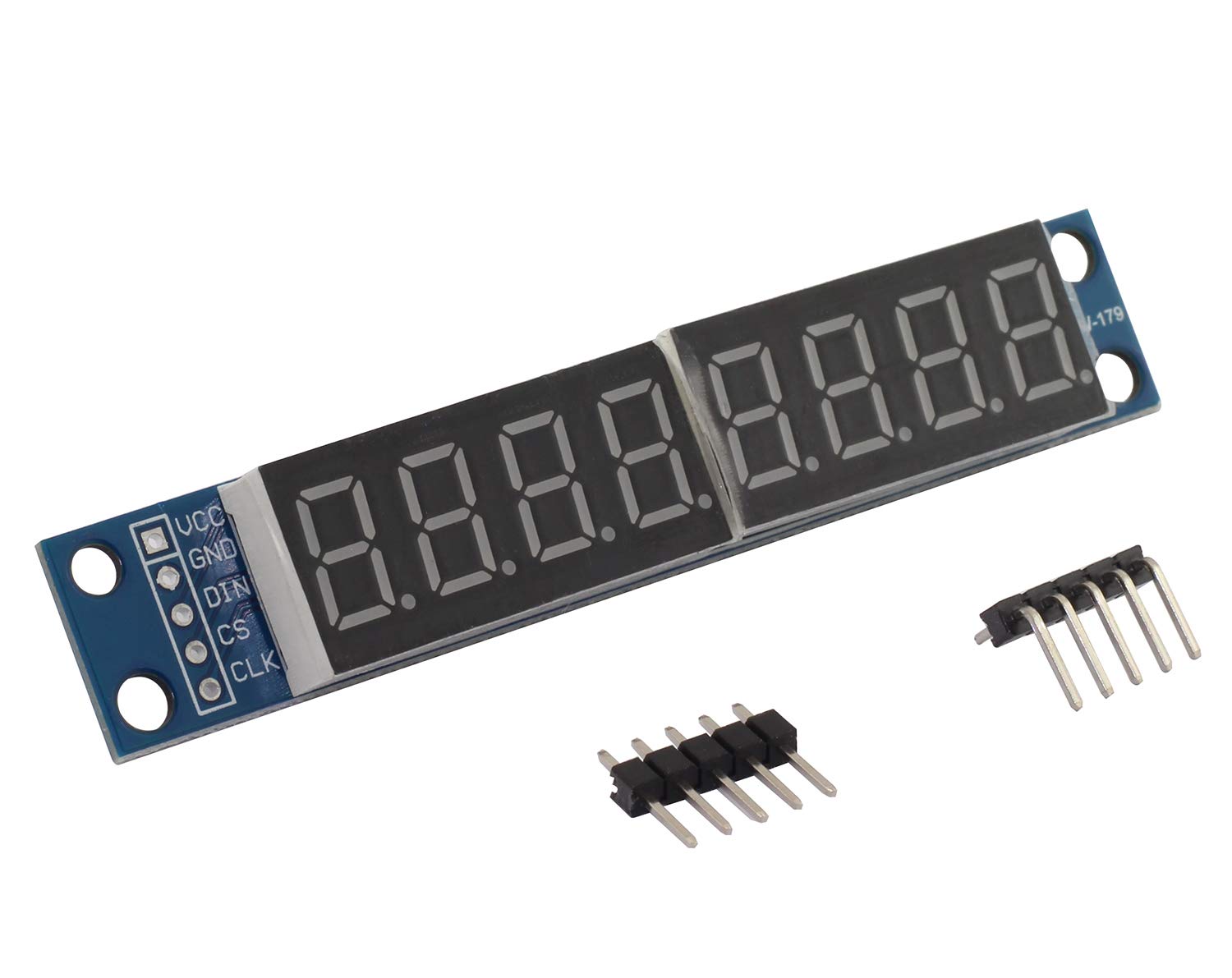 Multiple 7-segment displays on one board