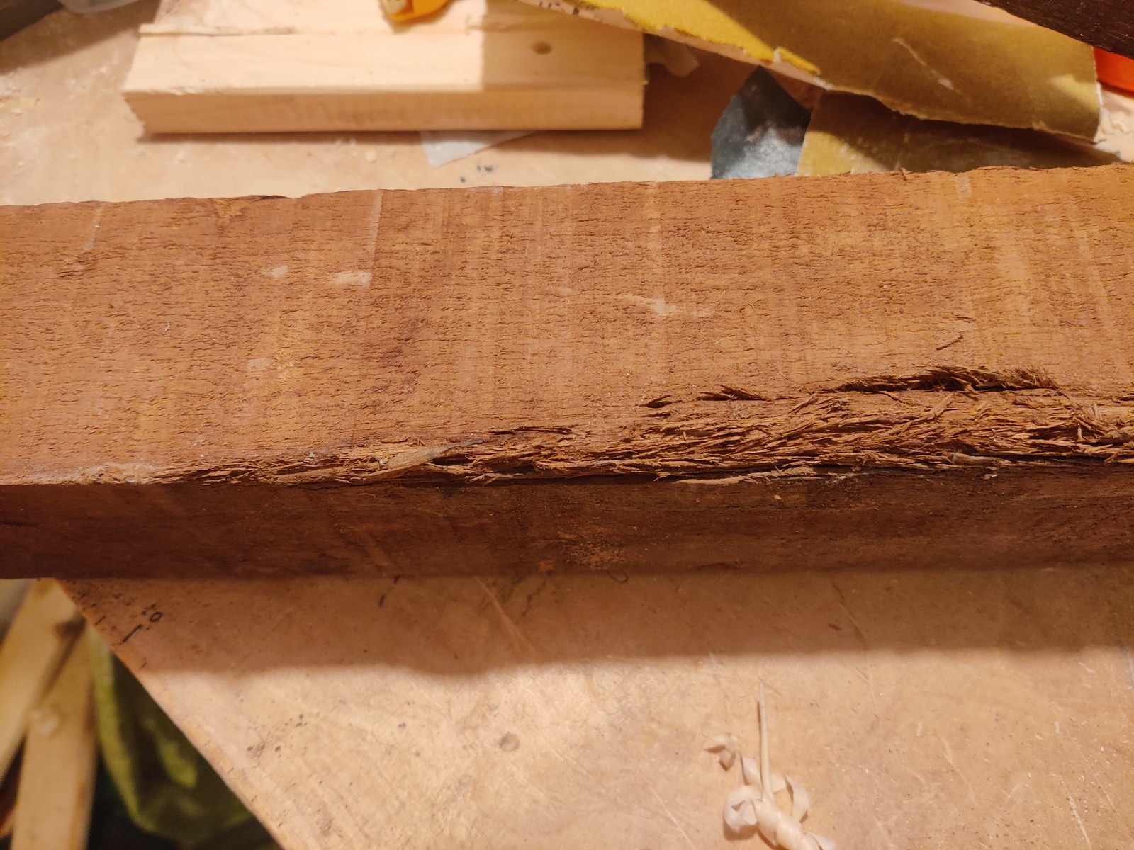 Mystery wood block